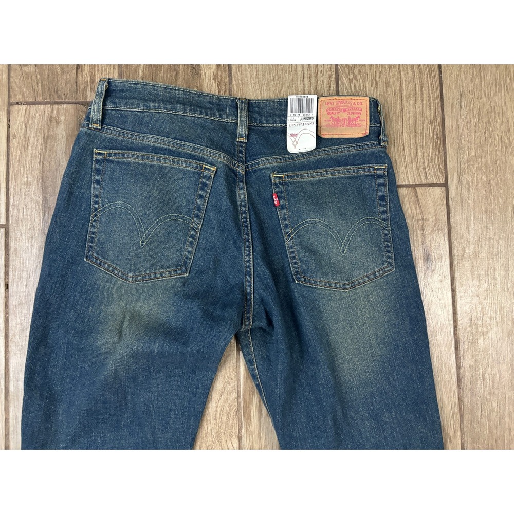 Levi's‎ Juniors Bootcut Jeans 11R Dark Wash Low Rise Denim NWT - Picture 10 of 12